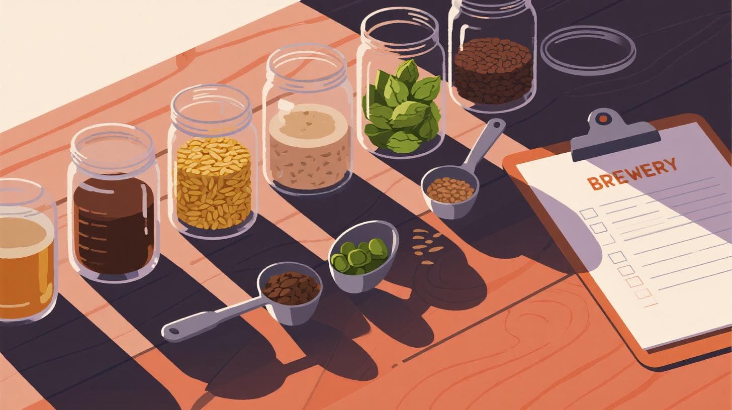 How to Build a Beer Recipe Bill of Materials Linked to Inventory