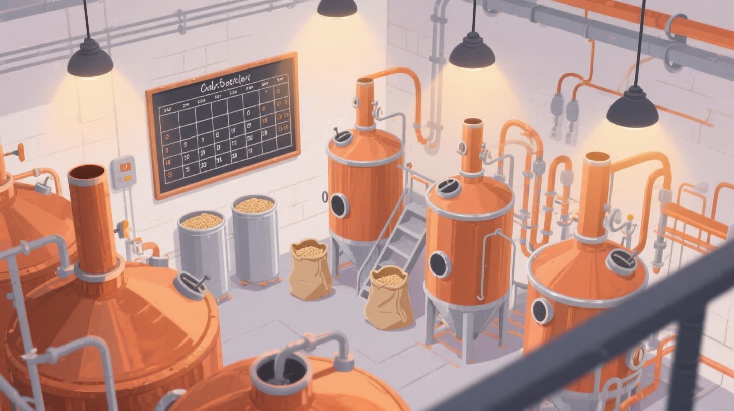 How to Schedule a 5-10 BBL Brewhouse Effectively