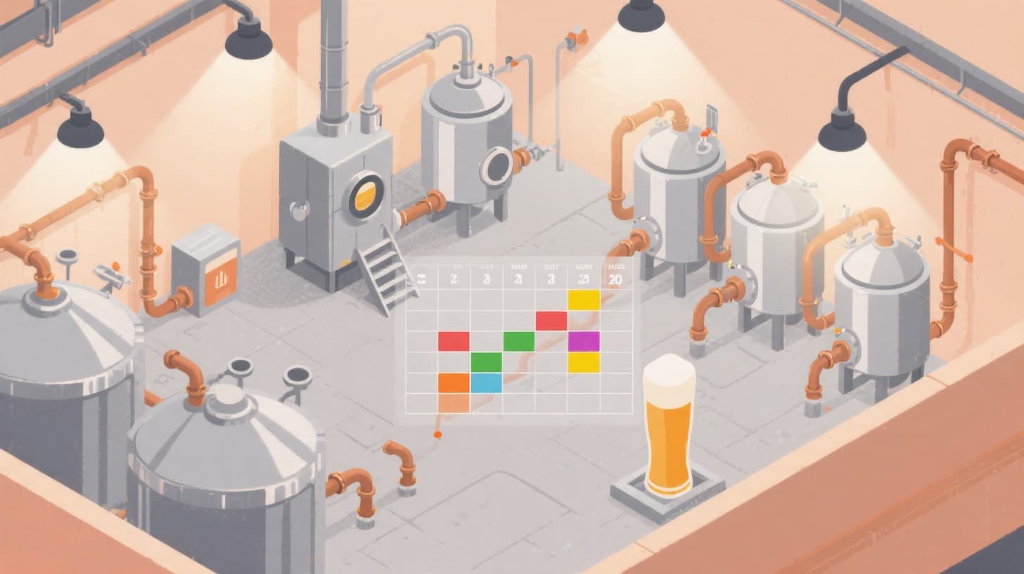 How to Schedule a 3.5 BBL Nano Brewery for Maximum Output