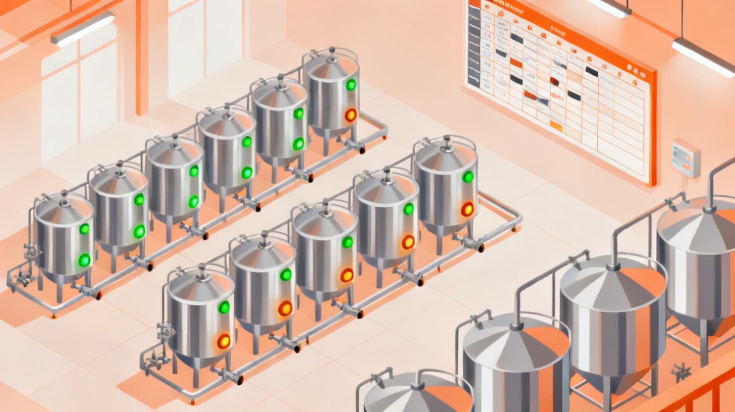 How to Measure and Improve Brewery Tank Utilization Rates