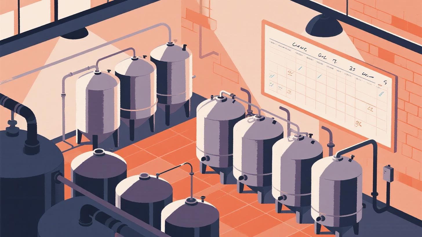 How to Build a Brewery Production Schedule With Limited Tanks