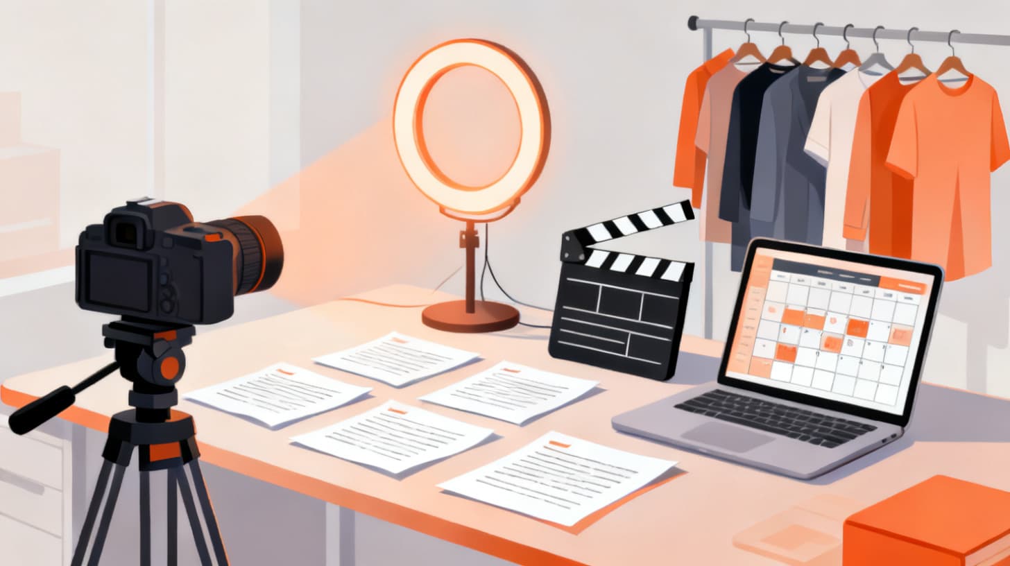 How to Batch Produce a Week of Short Form Videos Fast