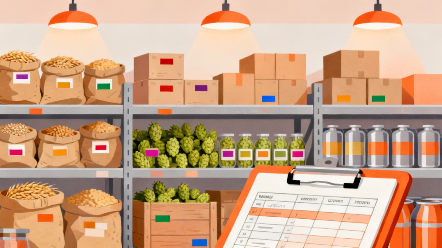 How to Set Up Reorder Points and Par Levels for Brewery Materials
